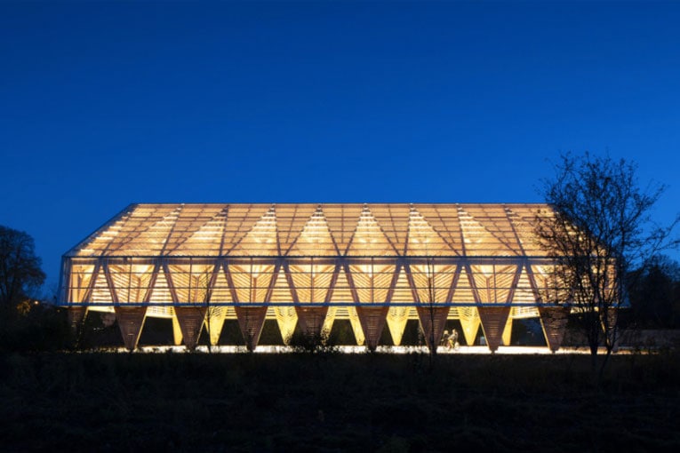 Lauréat Coup de coeur du jury avec cette halle en bois