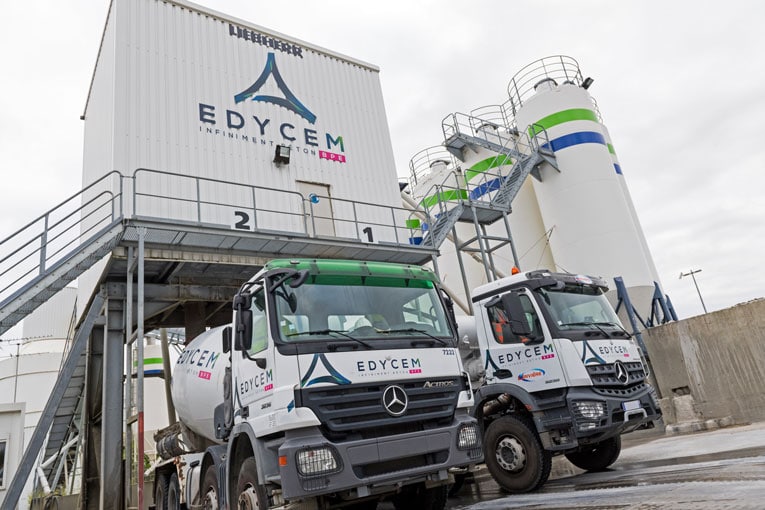 Edycem BPE a lancé Vitaliss, sa gamme de bétons à empreinte carbone réduite. [©Herige/Charles Marion]