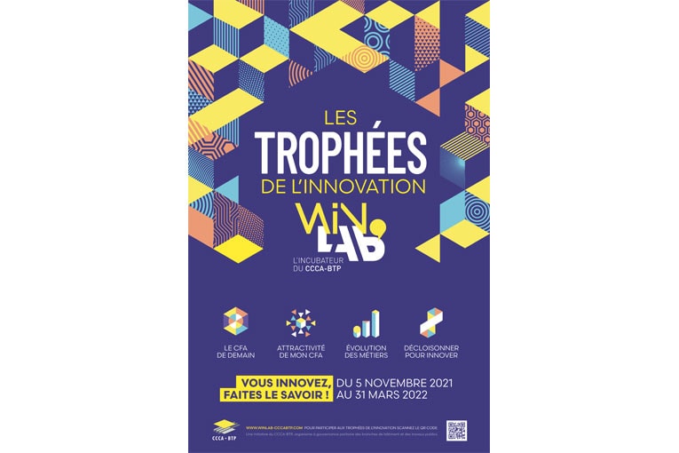 Le CCCA-BTP lance la première édition des Trophées de l’innovation du WinLab’.