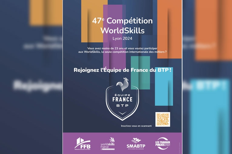 La FFB et la FNTP ont créé l’équipe de France du BTP pour la compétition des métiers WorldSkills. [©FFB]