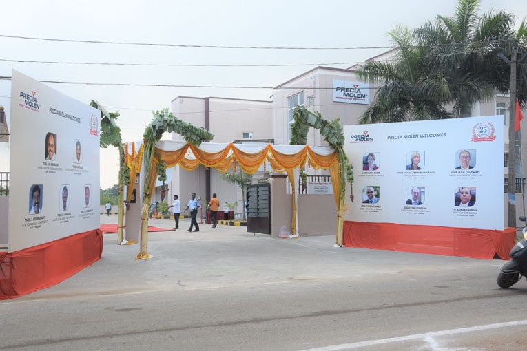 Precia Molen a inauguré sa troisième usine à Chennai, en Inde. [©Precia Molen]