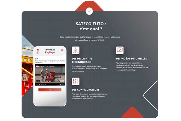 Lancement de la nouvelle application SatecoTuto. [©Sateco] 