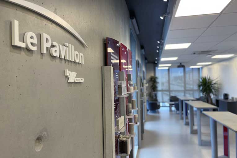 Le Pavillon by Cemex est le nouveau showroom de l’industriel, situé sur son site de production de Port-Victor, à Paris dans le XVe arrondissement. [©Cemex]
