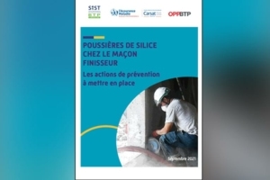 Le “Guide des actions de prévention pour les poussières de silice chez les maçons-finisseurs” [©OPPBTP]