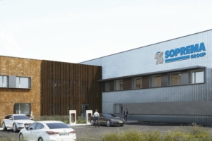 Soprema construit un nouveau centre de R&D, à Saint-Julien-du-Sault (89). [©Soprema]