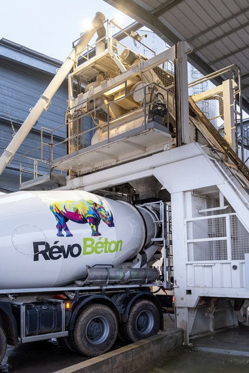 La seconde unité de production de BPE Révobéton vient d’être inaugurée à à Saint-Etienne-du-Rouvray (76). [©Lhotellier]
