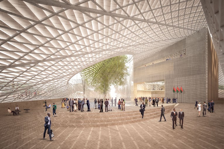 Francis Kéré a été appelé pour la rénovation de l’Assemblée nationale du Burkina-Faso. [©Kéré Architecture]