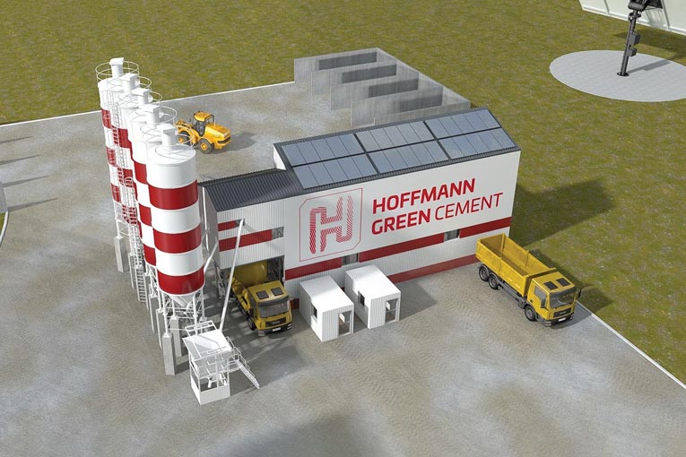 Hoffmann Green Cement vient de lancer la construction de sa première centrale à béton dédiée à la recherche. [©Hoffmann Green Cement]