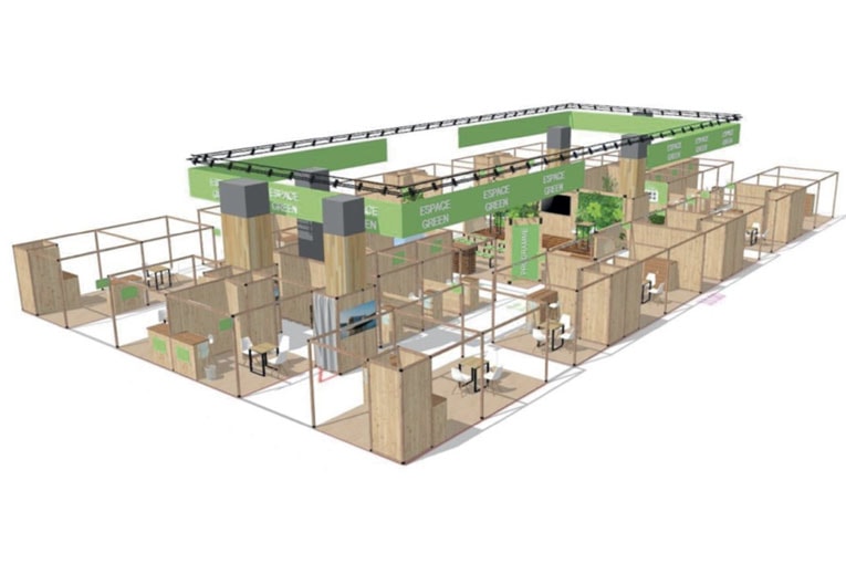 Pour l'édition 2022, Batimat met l'accent sur la construction bas carbone. [©Batimat]