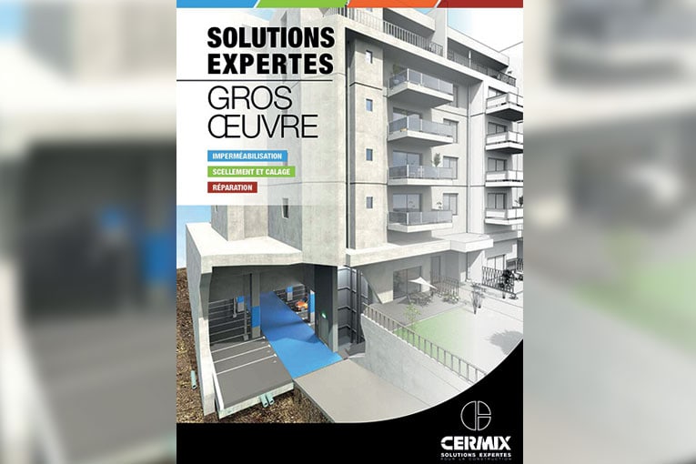 Cermix dévoile une nouvelle brochure intitulée “Solutions expertes gros œuvre”. [©Cermix]