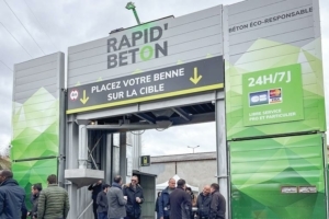 La première unité de distribution automatisée signée Rapid’Béton est en service à Saint-Etienne. [©Rapid’Béton]