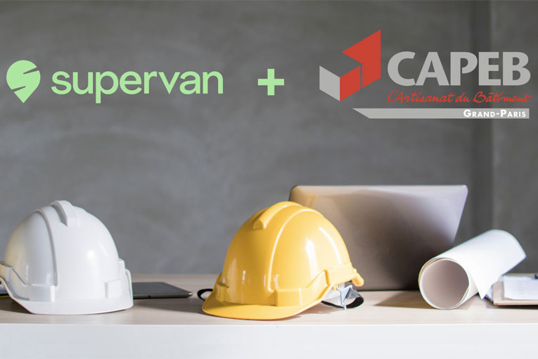 Supervan et la Capeb souhaitent simplifier l'activité des artisans au quotidien. [©Supervan x Capeb]