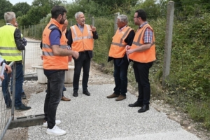 Le béton drainant évite l’imperméabilisation des sols. [©CA2BM]