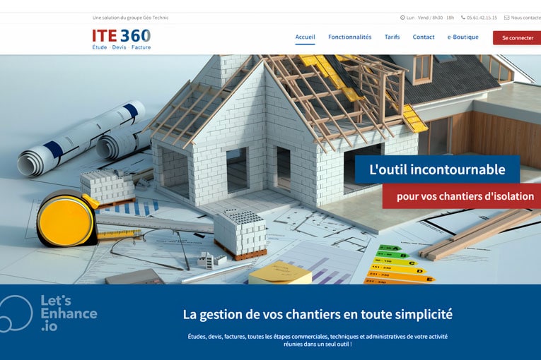 ITE360 est un outil professionnel proposé en abonnement, adapté selon ses besoins (Pro, Premium, Gold) : www.ite360.fr. [©DR]