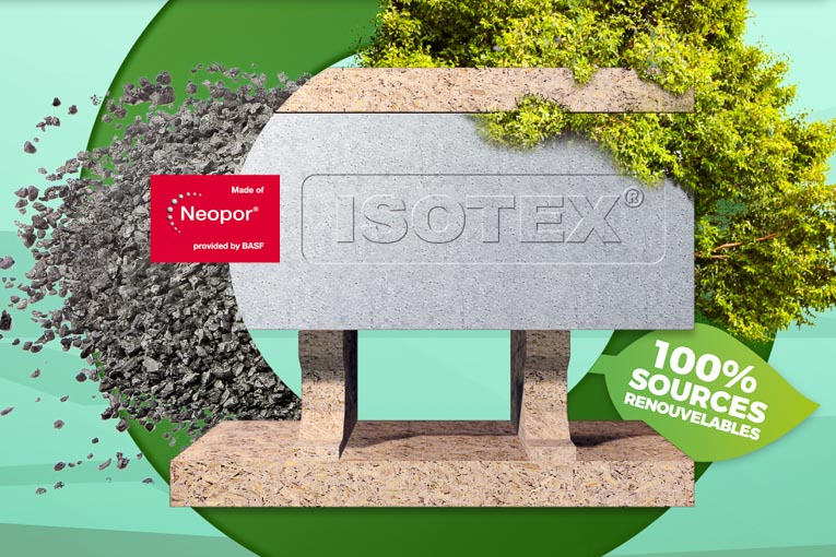 Isotex intègre désormais un isolant issu de matières premières renouvelables. [©Isotex]