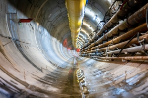 Spie Batignolles Génie Civil a mis en souterrain 4 lignes électriques existantes de 225 kV. [©Spie Batignolles]