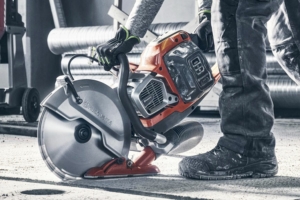 Nouvelle scie à béton K1 Pace sur batterie développée par Husqvarna. [©Husqvarna]