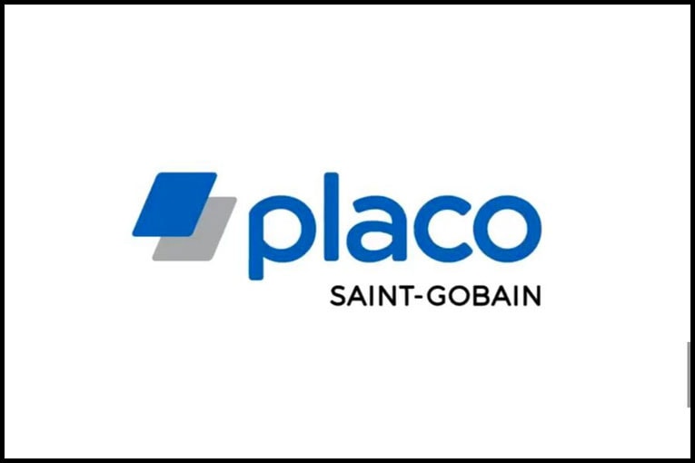 Le nouveau logo de Placo présente une identité visuelle tout en rondeur, avec deux plaques rappelant l'activité industrielle de Placo. [©Placo]