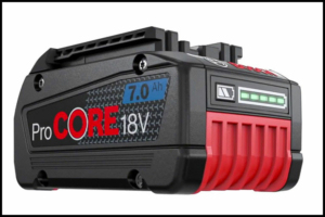 La nouvelle batterie Pro Core 18V équipe désormais les nouvelles machines de Bosch. [©Bosch]