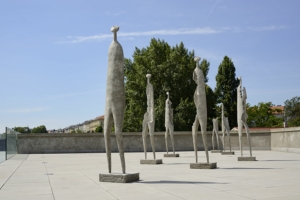 Les deux sculpteurs tchèques Eva Kmentová et Olbram Zoubek ont conçu leur art autour du béton. Ici, une sculpture d’Olbram Zoubek. [©Museum Kampa/Ondřej Polák]