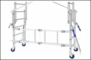 Facile à manipuler grâce à sa légèreté (50 kg - hors plinthes), le Z'Tower peut être déplacé facilement par une seule personne. [©Tubesca-Comabi]