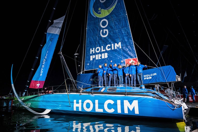 Le skipper français Kevin Escoffier dirige l’équipage du Go Circular Holcim-PRB. [©Holcim]