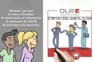 La vidéo de la Fédération DLR prend la forme d’un “draw my life” (dessine ma vie). [©DLR]