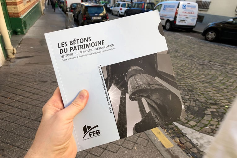 Le guide intitulé “Les bétons du patrimoine” est disponible auprès de la librairie de la FFB (SEBTP), au prix de 30 € TTC. [©GMH/ACPresse]