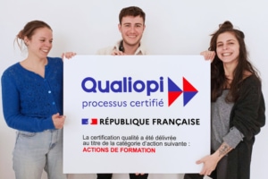 De gauche à droite, trois des formateurs de l’équipe Agyre : Juliette Auvray, Antoine Boudon et Aurélie Da Sylva. [©Agyre]