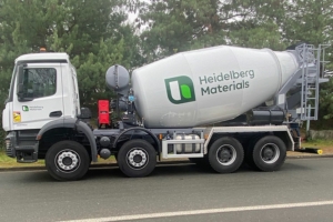 La flotte de camions-toupies sera peu à peu mise aux couleurs d’Heidelberg Materials. [©Heidelberg Materials France]