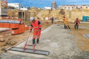 Pour agrandir l’hôpital Bagatelle de Talence, Hoffmann Green a fourni son ciment 0 % clinker H-UKR. [©Hoffmann Green]