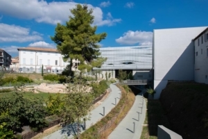 Jardin du musée de la Romanité, à Nîmes, réalisé par Sols et Lajus. [©ACPresse]