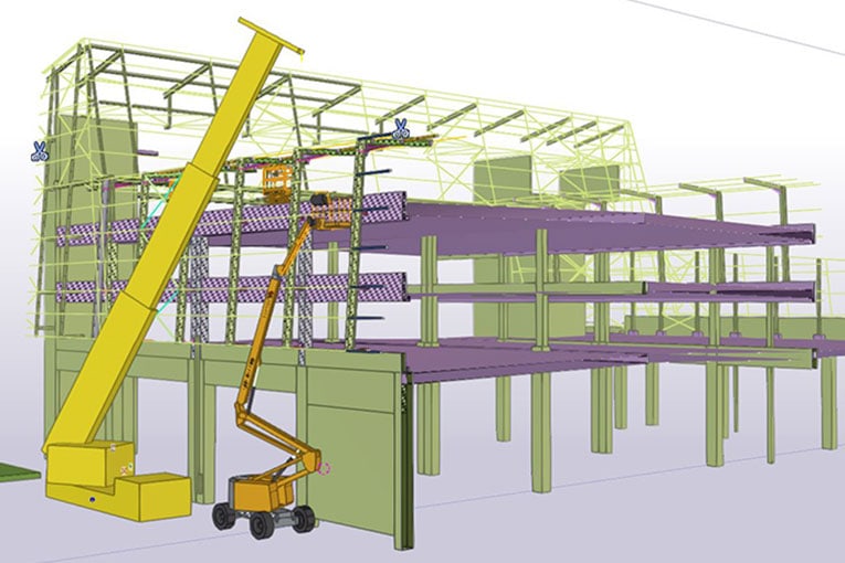 Le projet de Carla Joly du Lycée polyvalent Le Garros (32) a remporté le prix dans la catégogrie Structures. [©Trimble]