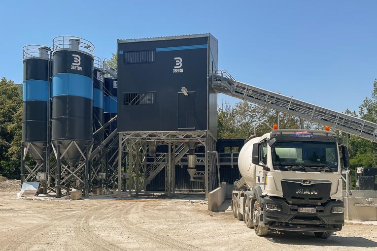 Eurommec est intervenu à Grésy-sur-Aix (73) pour réaliser la nouvelle centrale de 3Béton. [©Euromecc]