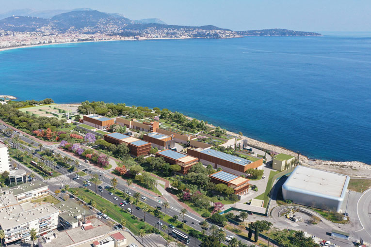 L’agence Groupe-6 Architectes a imaginé la nouvelle station d’épuration de Nice. [©Groupe-6 Architectes]
