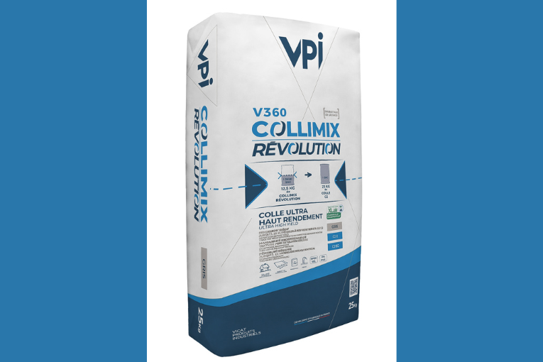 Le V360 Collomix Révolution de Vicat VPI offre de nombreux avantages, tant sur le plan environnemental que sur la mise en œuvre sur le chantier. [©Vicat VPI] 