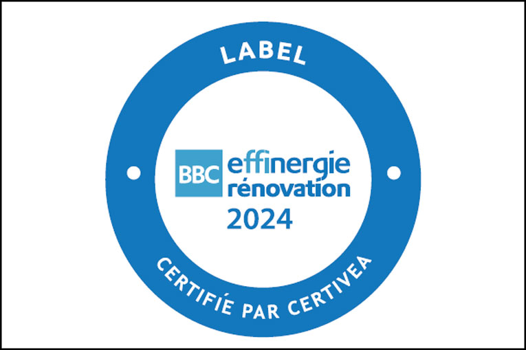 Délivré par Certivéa, le nouveau label “BBC Effinergie Rénovation 2024” valorise les rénovations répondant aux enjeux de l’énergie et du confort.  [©Certivéa]