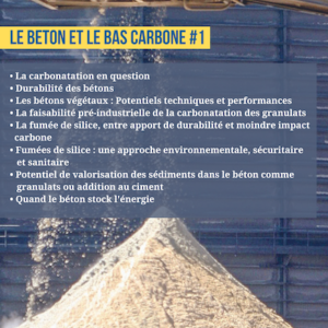 Savoirs "Le béton et le bas carbone #1" PDF