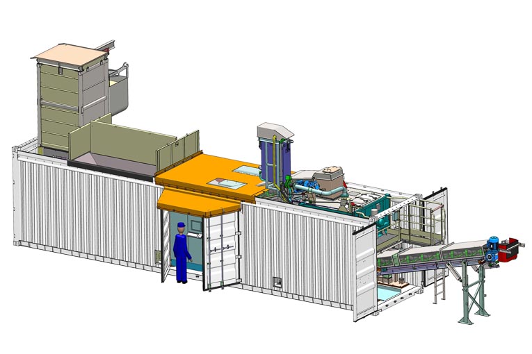 Europ’Equipement lance sa centrale en conteneur. [©Europ’Equipement]