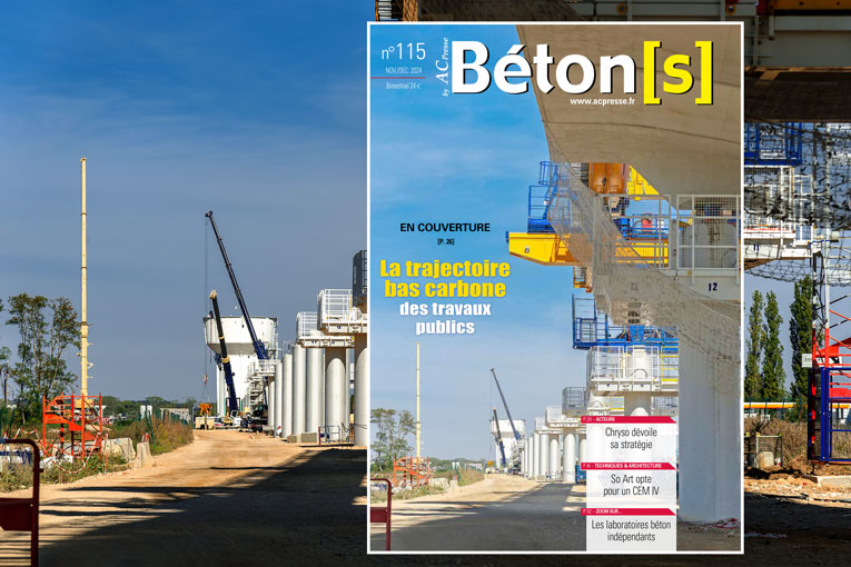 Béton[s] le Magazine n° 115 plonge dans le bas carbone des travaux publics