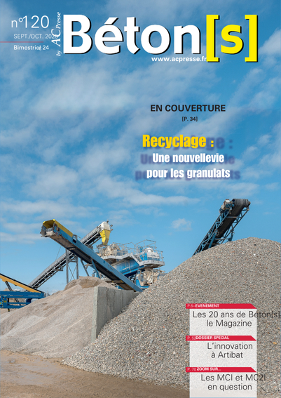 Béton[s] le Magazine n°120 affiche un bel âge