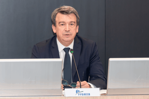 Olivier Salleron, président de la Fédération française du bâtiment (FFB). [©ACPresse]