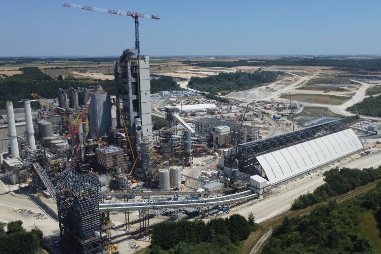 site de la cimenterie d'Airvault (79) doit accueillir le projet Airvault GOCO2. [©Heidelberg Materials]