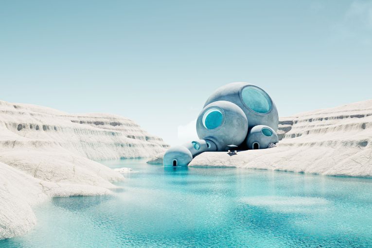 Blueberry House : Un rêve en béton à la croisée des mondes