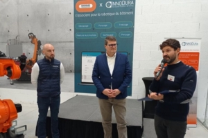 Bouygues Construction et la PME lyonnaise Innodura ont signé un partenariat stratégique. [©Steve Carpentier]