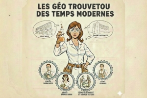 ACPresse à la rencontre de 4 inventeurs dans le monde du béton, de véritables Géo Trouvetou des temps modernes. [Image générée par l'IA]