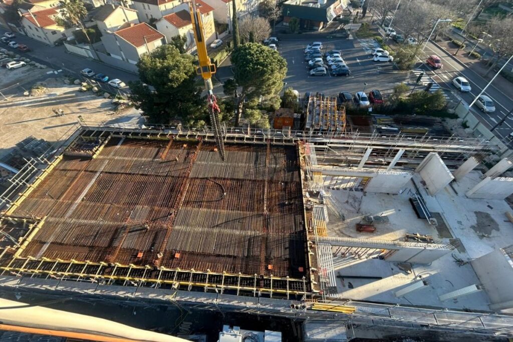 Pimentel BTP a assuré le gros œuvre de la médiathèque d’une superficie de 750 m2. [©Pimentel BTP]