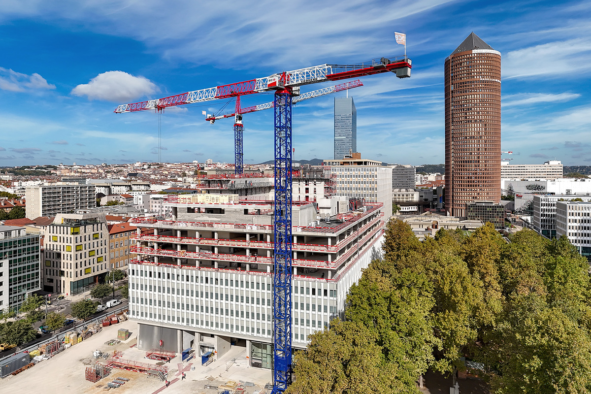 L’immeuble M+ mise sur le béton bas carbone