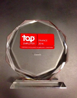 Eqiom récompensé par le “Top Employers Institute”