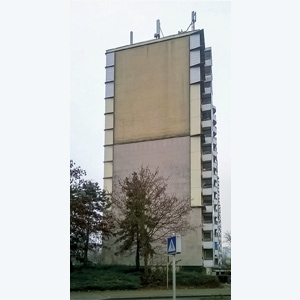 Vue de la façade avant la rénovation. [©Arkédia Olry]